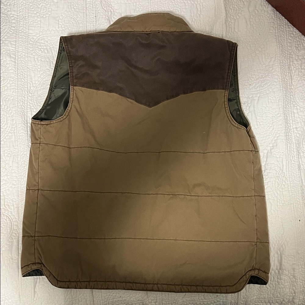 RedHead Tan and Brown Vest with Green Interior - Picture 4 of 4